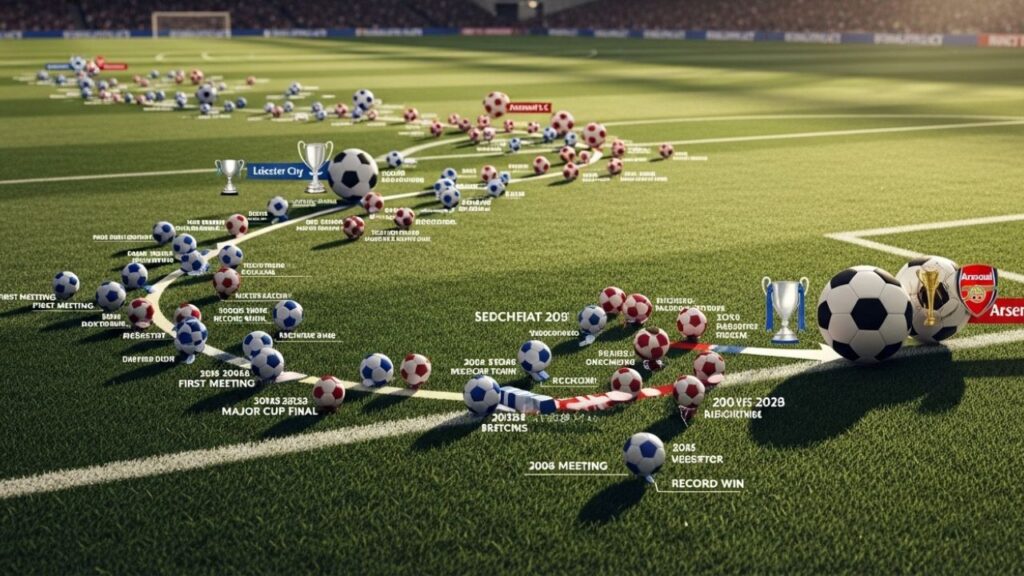 leicester city vs arsenal f.c. timeline