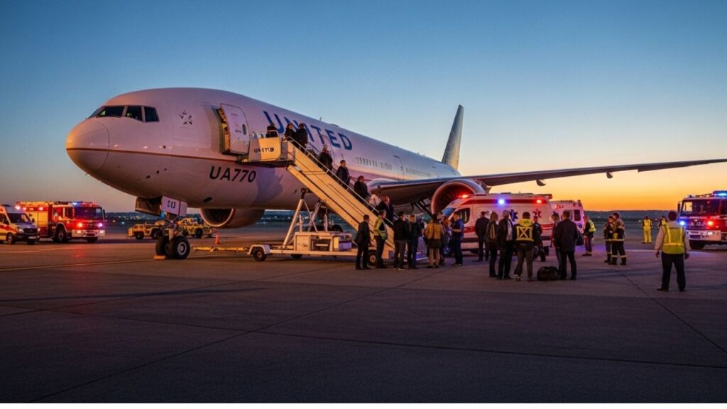 United Airlines Flight UA770 Emergency Diversion