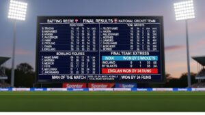england cricket team vs india national cricket team match scorecard