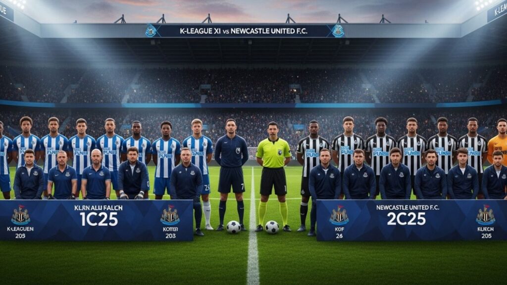 k-league xi vs newcastle united f.c. lineups