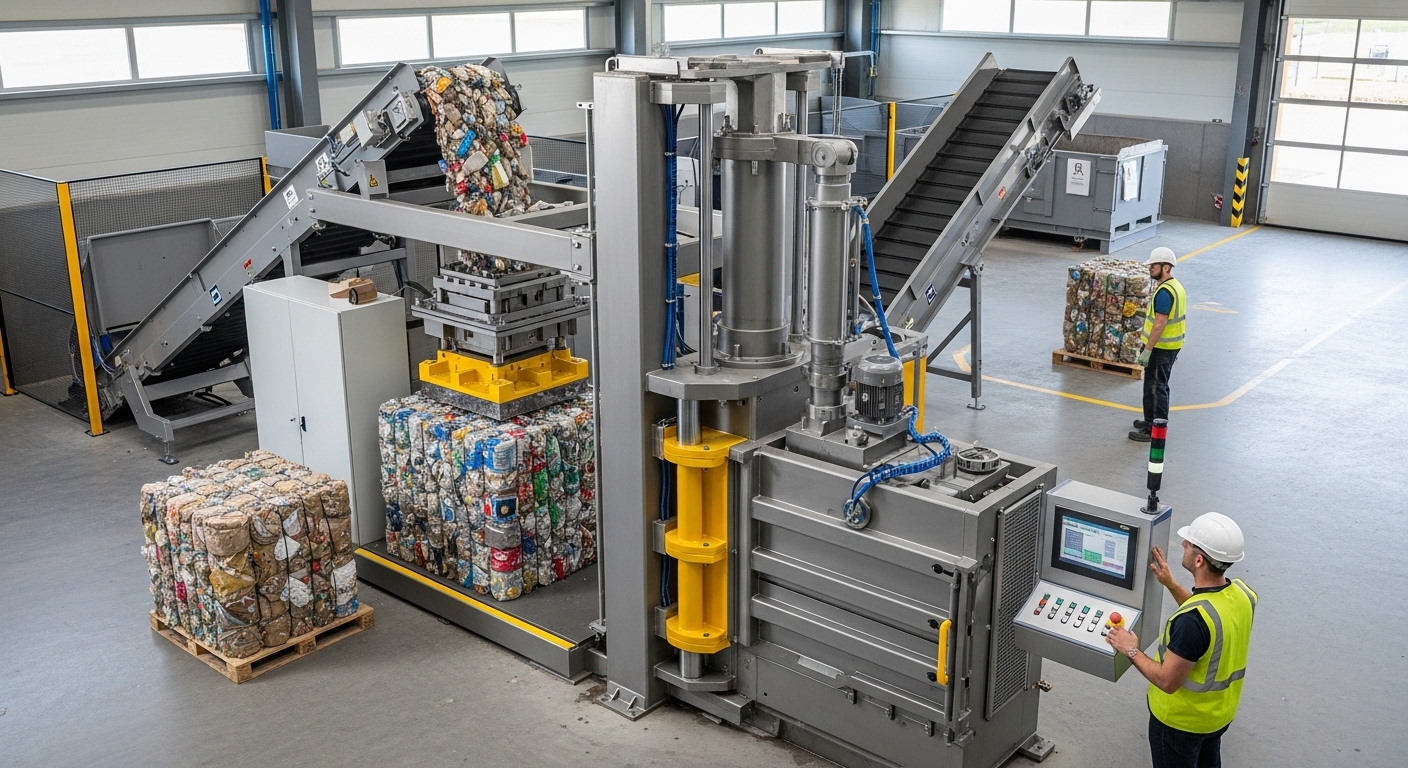 Advanced Vertical Baling Press Technology for Efficient Waste Processing