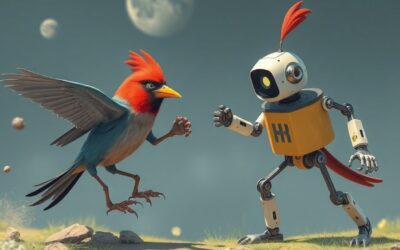 birds vs robots